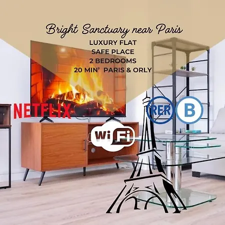 Bright Sanctuary Near Paris * Antony